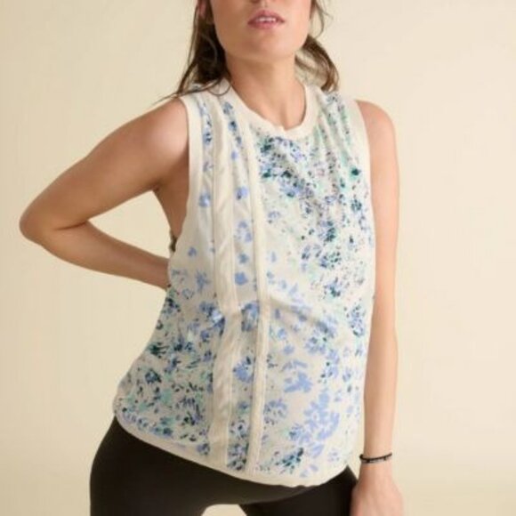 Free People FP Movement x Hatch Love Printed Maternity Tank NEW - Picture 2 of 4